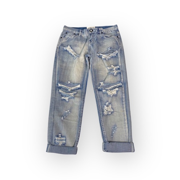 VHTF: One Teaspoon ☻︎ Awesome Baggies Boyfriend Ripped Denim Jeans ☻︎ Fiasco 25 - Picture 6 of 16